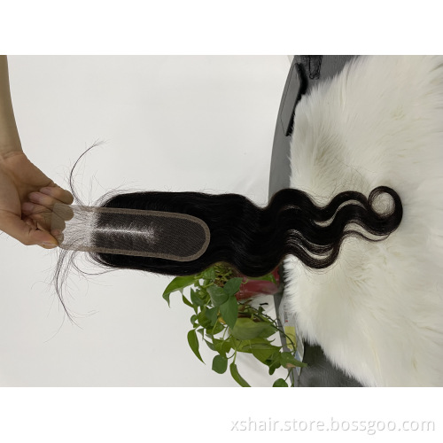 Wholesale Pre Plucked Swiss HD Transparent Ear to Ear Lace Frontal Vendor Lace Closure 13x6 Human Hair Closure